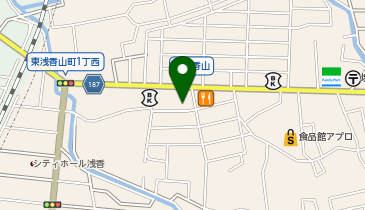 コインアベニュー24東浅香山町の地図画像