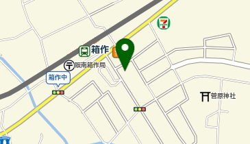 箱作駅前パーキングの地図画像