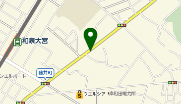 パークステーション24岸和田市西之内町の地図画像