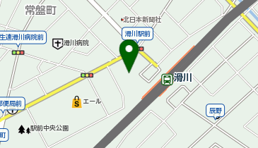 システムパーク滑川駅前の地図画像