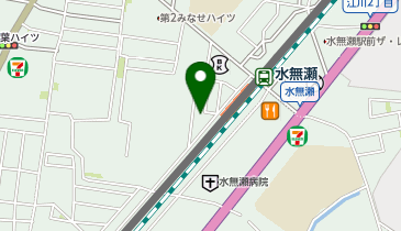 水無瀬2丁目パーキングの地図画像