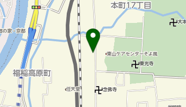 システムパーク東福寺前の地図画像