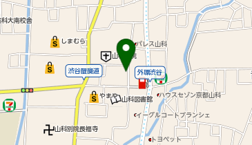 システムパーク山科竹鼻の地図画像