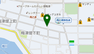 梅津堤下町パーキングの地図画像