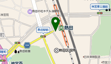 ニッシンパーク熱田駅前の地図画像