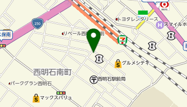 システムパーク西明石駅南の地図画像
