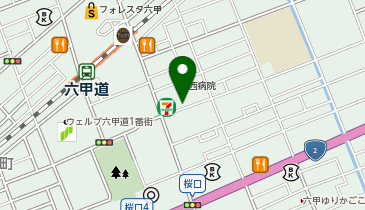 スカイパークパート31-1の地図画像