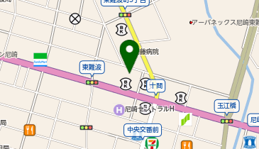 システムパーク東難波町の地図画像