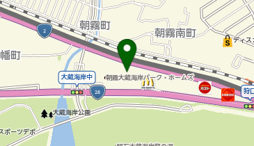 ユニハイツ朝ぎり駐車場の地図画像