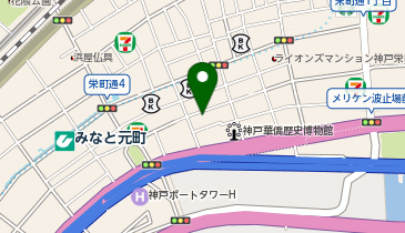 コインパーク海岸通の地図画像