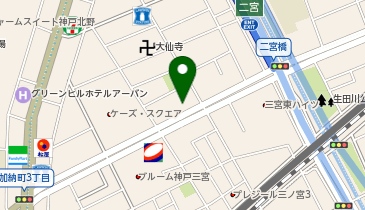 コインパーク二宮町第3の地図画像