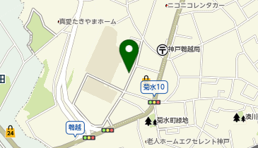 コインパーク鵯越町の地図画像