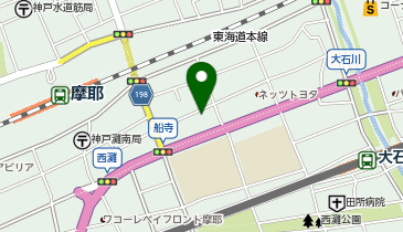 コインパーク灘南通の地図画像