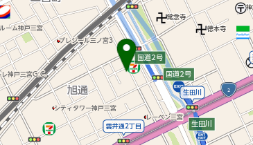 コインパーク旭通二丁目の地図画像