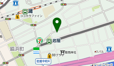 コインパーク岩屋北町四丁目第2の地図画像