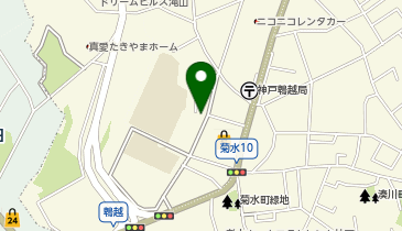 コインパーク鵯越町第2の地図画像