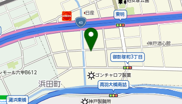システムパーク御影塚町第1の地図画像