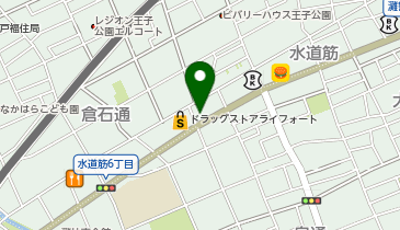 コインパーク水道筋三丁目の地図画像