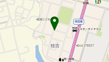 セイシンパーク枝吉の地図画像