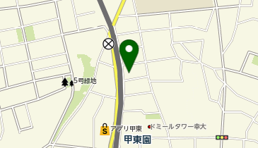 システムパーク甲東園の地図画像