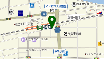 ザ・パーク松江駅南口第2の地図画像