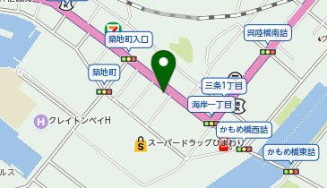 フルーツパーク海岸1丁目の地図画像