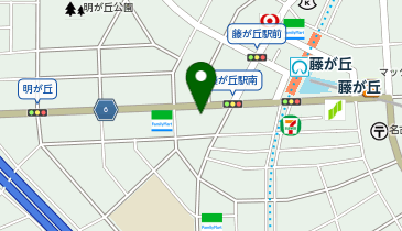 藤ヶ丘駅南の地図画像