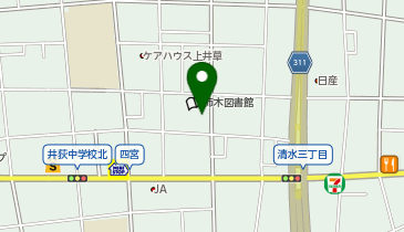 システムパーク杉並上井草1丁目の地図画像