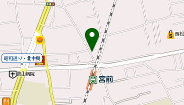 システムパーク宮前駅前の地図画像