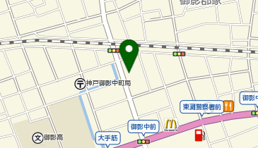 システムパーク御影中町第2の地図画像
