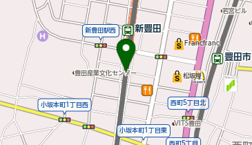 ニッシンパーク新豊田駅駐車場の地図画像