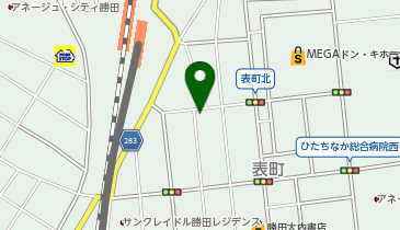 タウンパーク勝田泉町No.3の地図画像