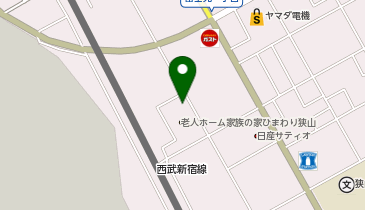 TERIOS TIME62 狭山No.2の地図画像