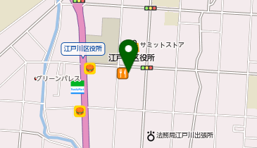 システムパーク江戸川中央の地図画像