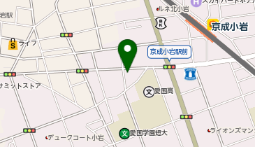 システムパーク西小岩の地図画像