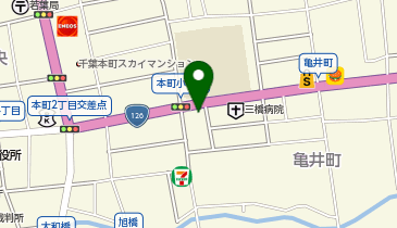 YAパーク亀井町の地図画像