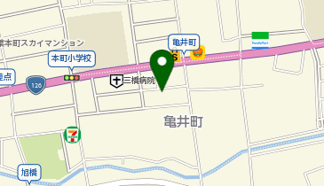 YAパーク亀井町第2の地図画像