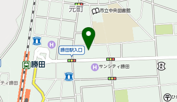 タウンパーク勝田駅前の地図画像