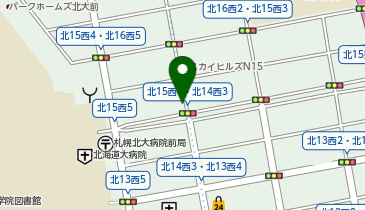 MAX PARKING24 北15条西4丁目の地図画像