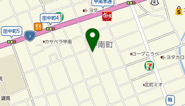 システムパーク甲南の地図画像