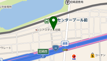 ビジネスパーク尼崎道意町の地図画像