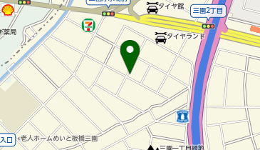 ちゃおちゃおコインパーキング三園1丁目の地図画像