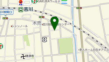 吉川木売onedaypark4の地図画像