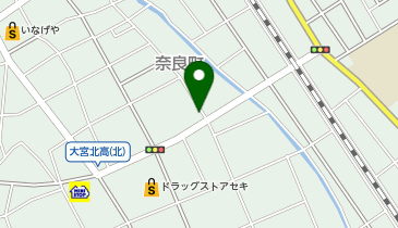 奈良町oneday parkの地図画像