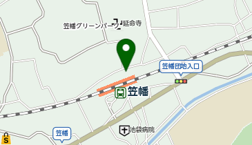 TERIOS TIME157笠幡駅前の地図画像
