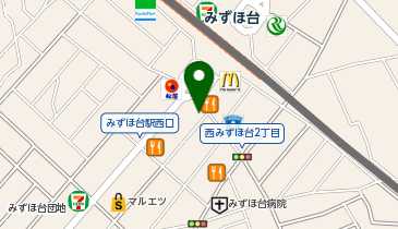 TERIOS TIME168西みずほ台の地図画像