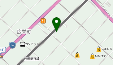 TERIOS TIME169川越旭町の地図画像