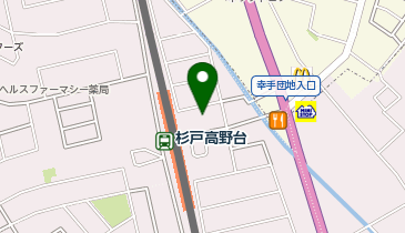 TOBU PARK杉戸高野台駅東口駐車場の地図画像