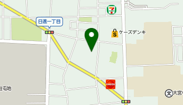 櫛引町2丁目onedayparkの地図画像