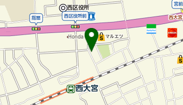 西大宮駅前パーキングの地図画像